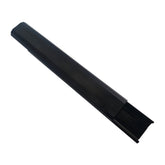 A black, impact-resistant PVC air duct trunking designed for concealing air-conditioning pipework.